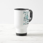 Mug De Voyage "Look" sain/papillon...PCOS (Devant droit)