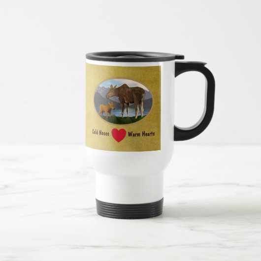 Mug De Voyage L'orignal dans le pré (Droite)