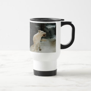 Mug De Voyage Loup blanc