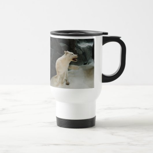 Mug De Voyage Loup blanc (Droite)