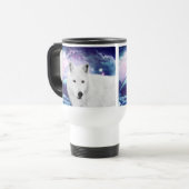 Mug De Voyage Loup blanc (Devant gauche)