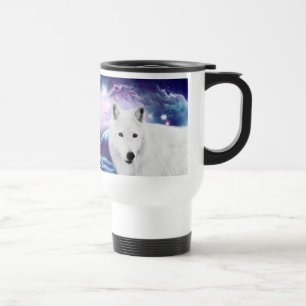 Mug De Voyage Loup blanc