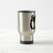 Mug De Voyage Loup d'art pop (Centre)