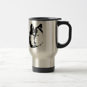 Mug De Voyage Loup d'art pop