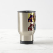 Mug De Voyage Loup d'art pop (Centre)