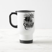 Mug De Voyage Loup et corbeau avec crâne (Gauche)