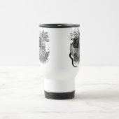 Mug De Voyage Loup et corbeau avec crâne (Centre)