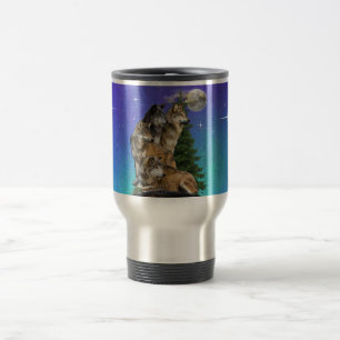 Mug De Voyage Loup et lune