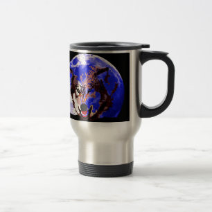 Mug De Voyage Loup et Pleine lune