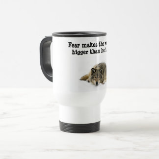 Mug De Voyage Loup Gris