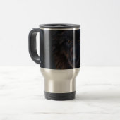 Mug De Voyage Loup noir (Devant gauche)