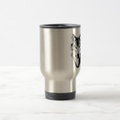 Mug De Voyage Loup noir et blanc (Centre)