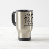 Mug De Voyage Loup pompier, RÉPONSE À L'APPEL (Devant gauche)