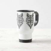 Mug De Voyage Loup rusé (Devant droit)