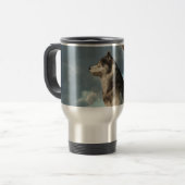 Mug De Voyage Loup solitaire (Devant gauche)