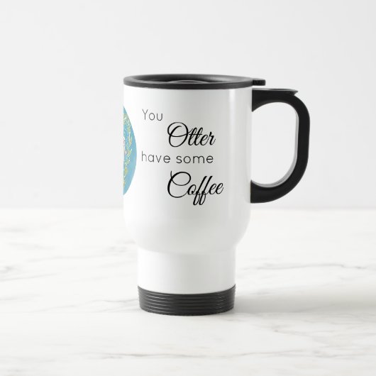 Mug De Voyage Loutres (Droite)