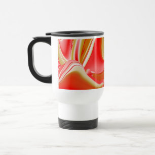 Mug De Voyage Love and Gold Abstrait 3D Rainbowart