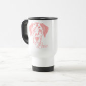 Mug De Voyage Love Dalmata (Devant gauche)