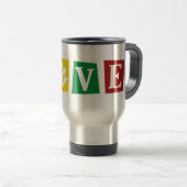 Mug De Voyage Love Paw Retro (Devant droit)
