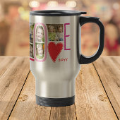 Mug De Voyage LOVE Photo Collage Cute Valentine's Day