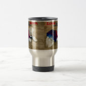 Mug De Voyage Love Possède Un Devis De 4 Pailles Avec Option Per (Centre)