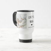 Mug De Voyage Love You Nana Personalized | Custom Photo Gift (Devant gauche)