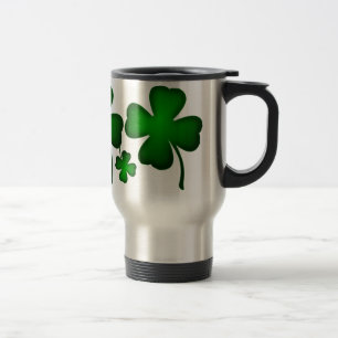 Mug De Voyage Lucky Four Leaf Clover Stein
