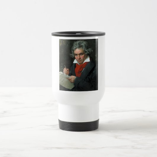 Mug De Voyage Ludwig van Beethoven Portrait (Centre)