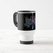 Mug De Voyage Lueur de tortue de mer (Devant gauche)