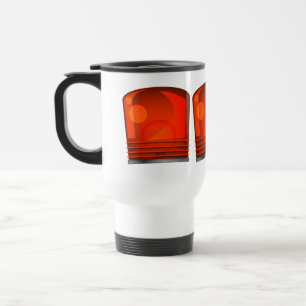 Mug De Voyage Lumière clignotante du camion-feu