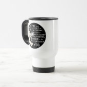 Mug De Voyage Lumière dans le tunnel (Devant gauche)