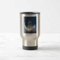 Luna Goddess at Night Scattering Stars