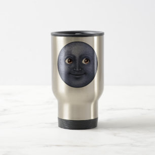 Mug De Voyage Lune bleu foncé - Emoji