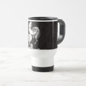 Mug De Voyage Lune céleste ciel Univers Dieu Nuit Illustration (Devant droit)