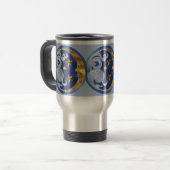 Mug De Voyage Lune céleste et étoiles (Devant gauche)