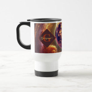 Mug De Voyage Lune de récolte de galaxie automatique personnalis