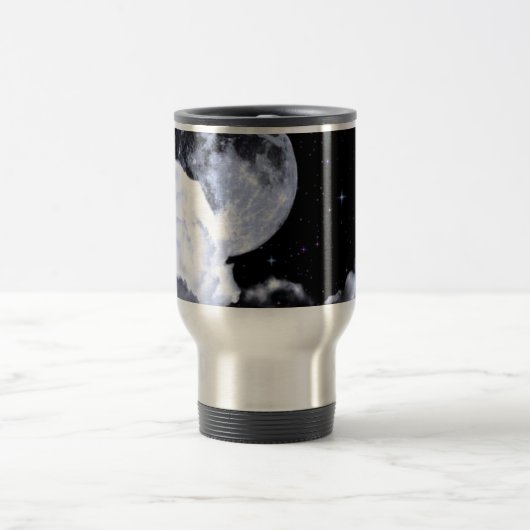 Mug De Voyage Lune et étoiles (Centre)