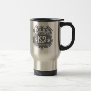 Mug De Voyage L'unité du policier K9 vont en avant course