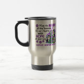 Mug De Voyage Lupus de pingouins de Noël (Gauche)