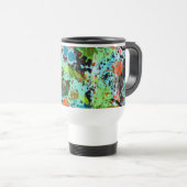 Mug De Voyage Lutte alimentaire Abstraite (Devant droit)