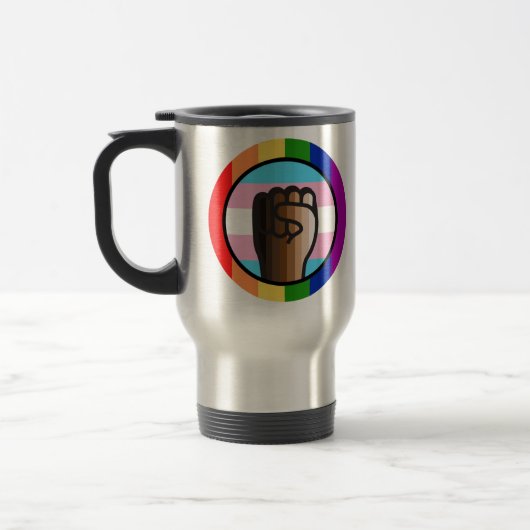 Mug De Voyage Lutter contre l'injustice Faire de l'égalité (Gauche)