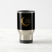 Mug De Voyage Luxury Black & Gold Eid Mubarak – Elegant (Centre)