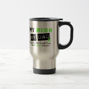 Mug De Voyage LYMPHOME mon héros mon papa que nous gagnerons
