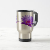 Mug De Voyage Lys d'eau violet (Devant droit)