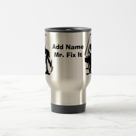 Mug De Voyage M. Fix It Mugs, ajoutez le nom (Centre)