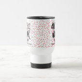 Mug De Voyage M. Right 40e anniversaire Ruby Hearts Confetti (Centre)