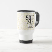 Mug De Voyage M. Right Fun Golden 50th Anniversary (Devant droit)