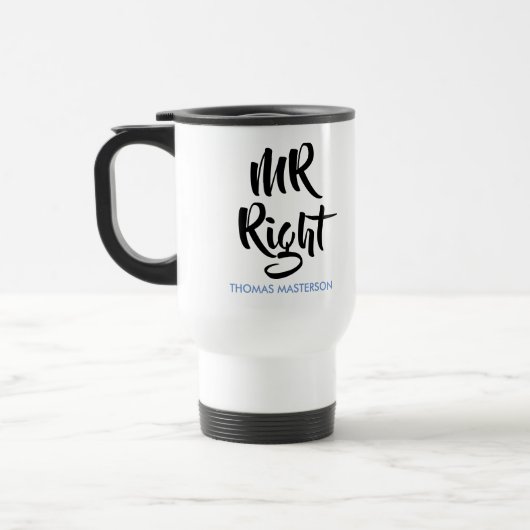 Mug De Voyage M. Right Son Nom Fun (Gauche)
