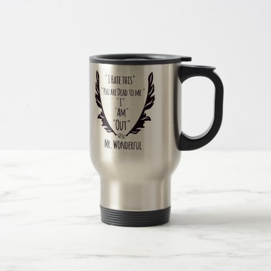 Mug De Voyage M. Wonderful de RightOn (Droit)