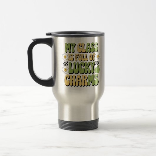 Mug De Voyage Ma Classe Est Pleine De Charmes Chanceux Professeu (Gauche)